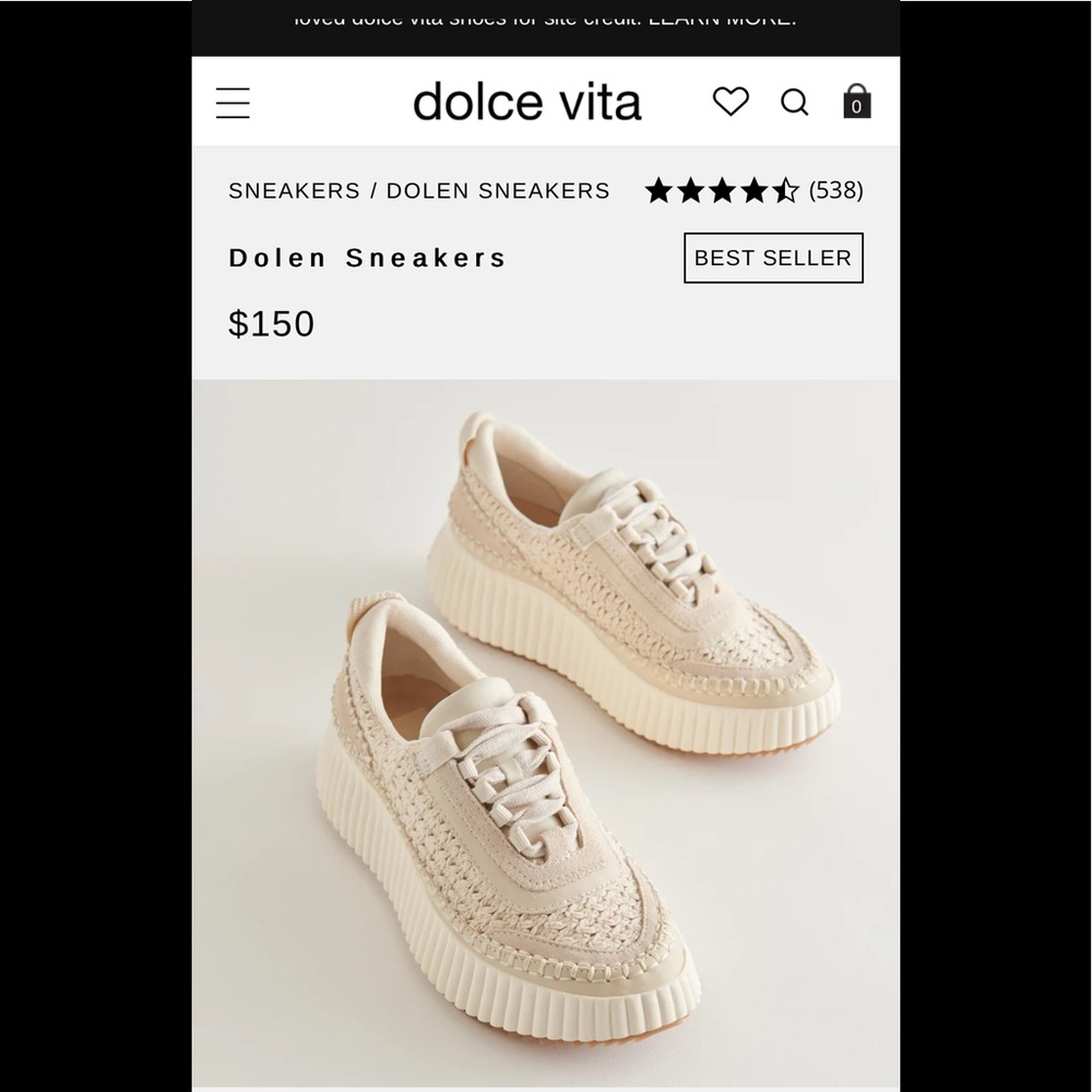 Dolce Vita Dolan Sneakers Never Worn